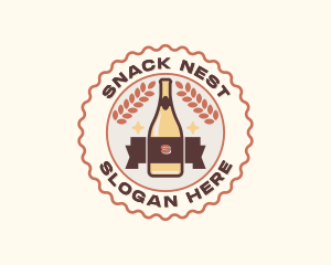 Beer Bottle Brewery logo design