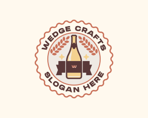 Beer Bottle Brewery logo design