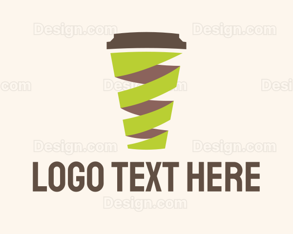 Twisted Coffee Cup Logo