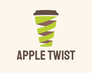 Twisted Coffee Cup  logo design