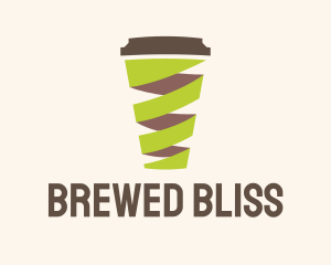 Twisted Coffee Cup  logo design