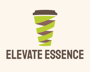 Twisted Coffee Cup  logo