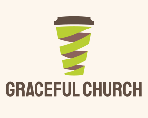 Twisted Coffee Cup  logo