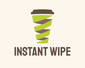 Twisted Coffee Cup  logo design