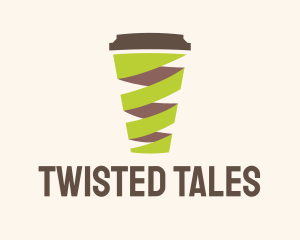 Twisted Coffee Cup  logo design