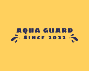 Aqua Summer Splash logo design