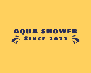 Aqua Summer Splash logo design