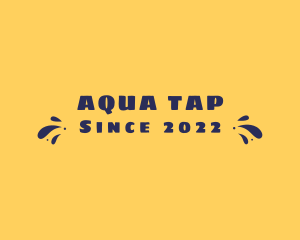 Aqua Summer Splash logo design