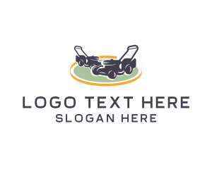 Lawn Care Grass Cutting logo