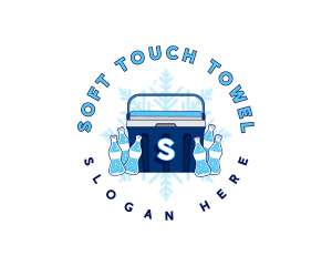 Ice Cooler Soda logo design