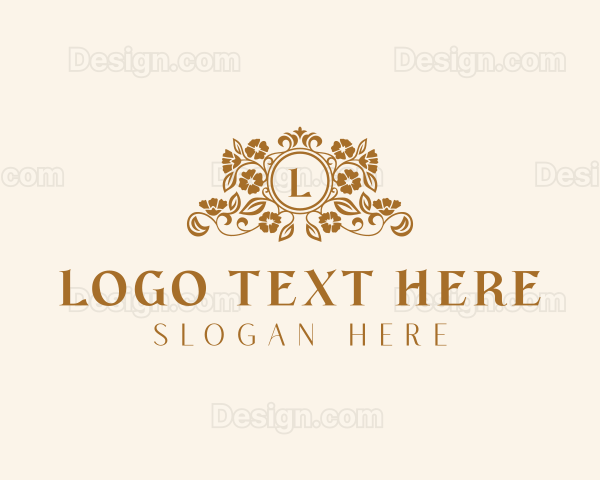 Feminine Floral Boutique Logo