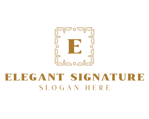 Luxurious Antique Frame  logo design