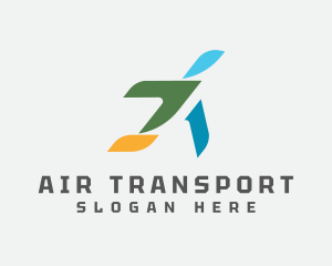 Abstract Cargo Aircraft logo design