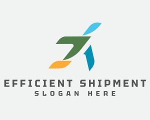 Abstract Cargo Aircraft logo design