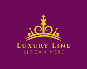 Tiara Crown Luxury logo design