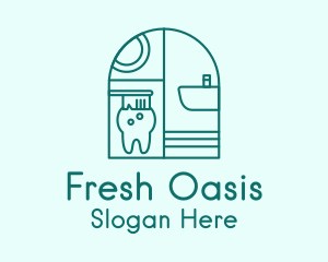 Toothbrush Dental Tooth logo