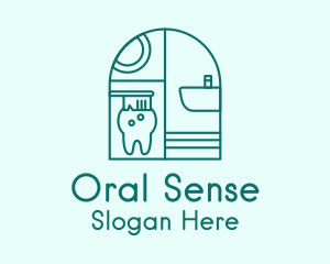 Toothbrush Dental Tooth logo