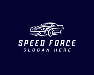 Racing Car Automobile logo