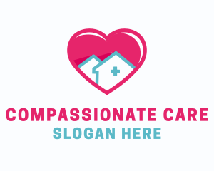 Heart Home Care logo design