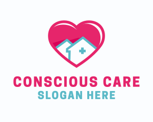 Heart Home Care logo design