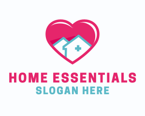 Heart Home Care logo design