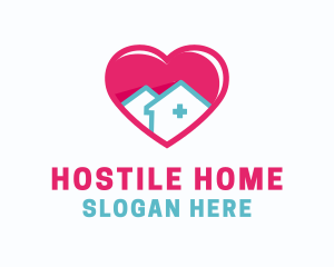 Heart Home Care logo design