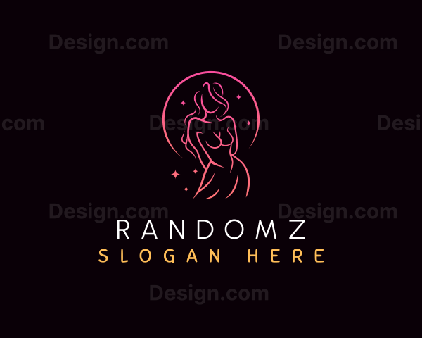 Stylish Sexy Woman Logo