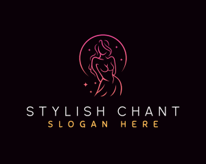 Stylish Sexy Woman logo design