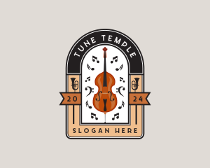 Musical Orchestra Violin logo