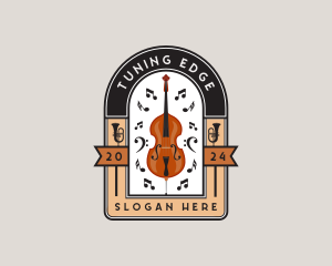 Musical Orchestra Violin logo