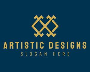 Modern Elegant Letter X  logo design