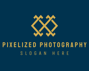 Modern Elegant Letter X  logo design