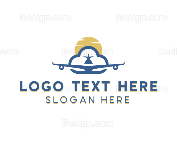 Airplane Travel Aviation Logo