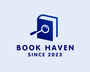 Book Research App  logo design