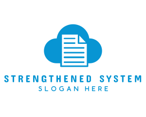 Cloud File Document Logo