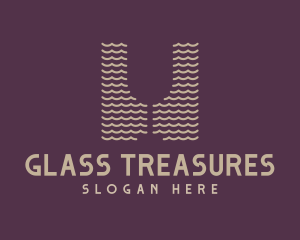 Wine Glass Waves logo