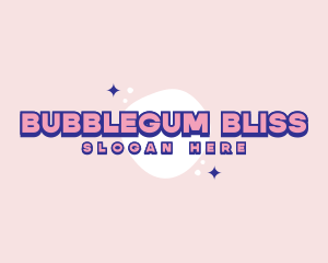 Bubbly Sweet Blob logo design