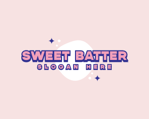 Bubbly Sweet Blob logo design