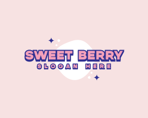 Bubbly Sweet Blob logo design