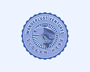 Fish Fisherman Marine logo