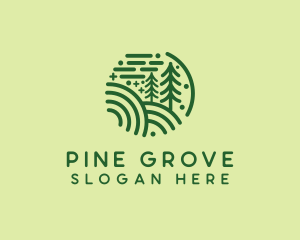 Nature Pine Forest  logo