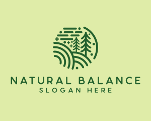 Nature Pine Forest  logo
