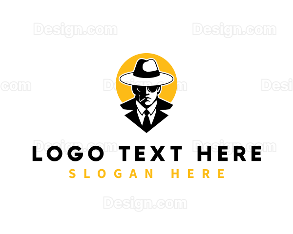 Mysterious Man Detective Logo