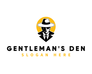 Mysterious Man Detective logo design