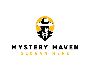 Mysterious Man Detective logo design