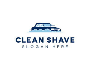 Car Wash Cleaning Bubbles logo design