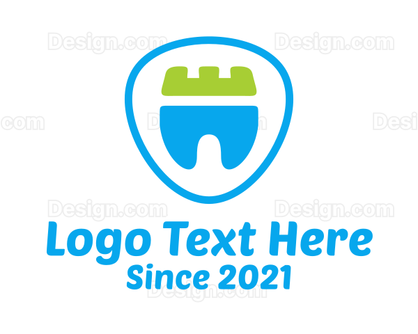 Dental Crown Tooth Logo