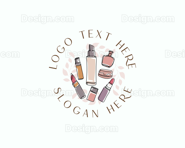 Cosmetics Makeup Salon Logo