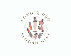 Cosmetics Makeup Salon logo design