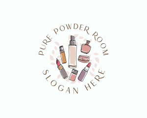 Cosmetics Makeup Salon logo design